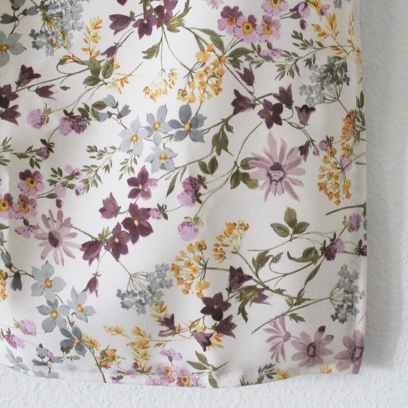 NWT Handmade Floral 18” x 18” Scarf L1047 main image 9